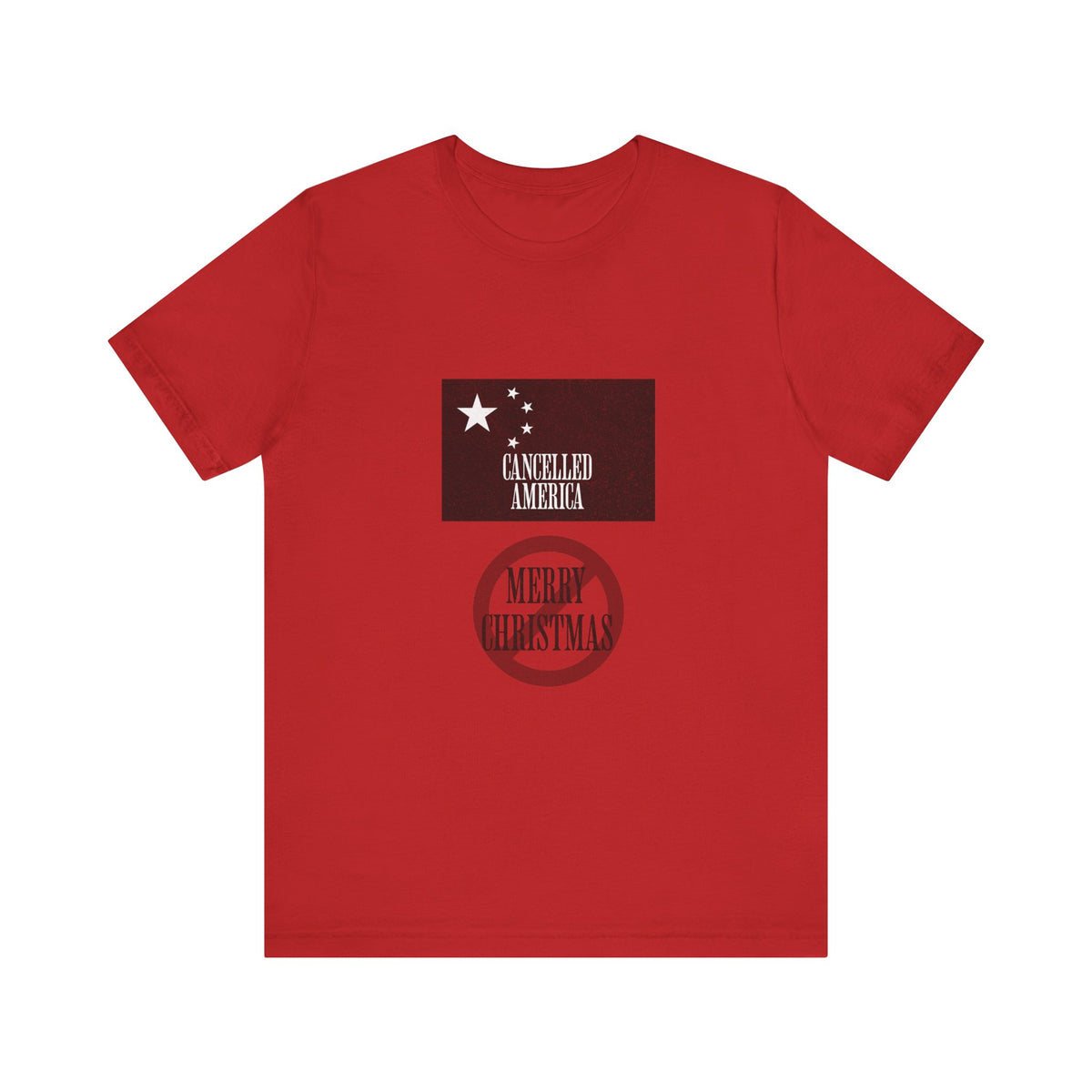 Christmas Cancelled America-T-Shirt