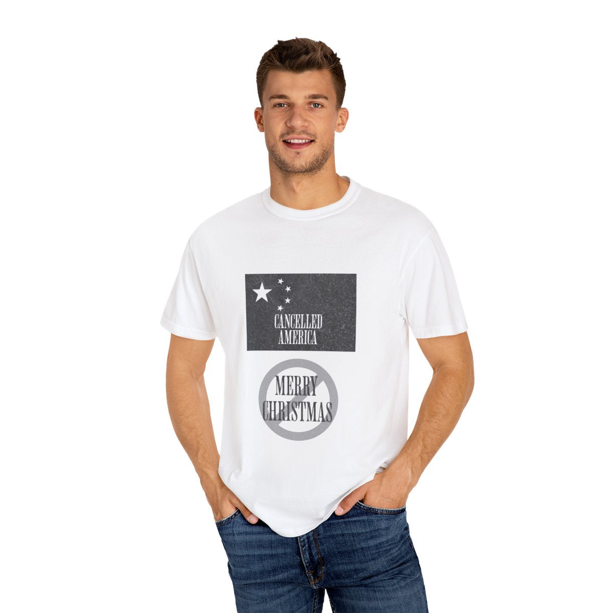 Christmas Cancelled America-T-Shirt