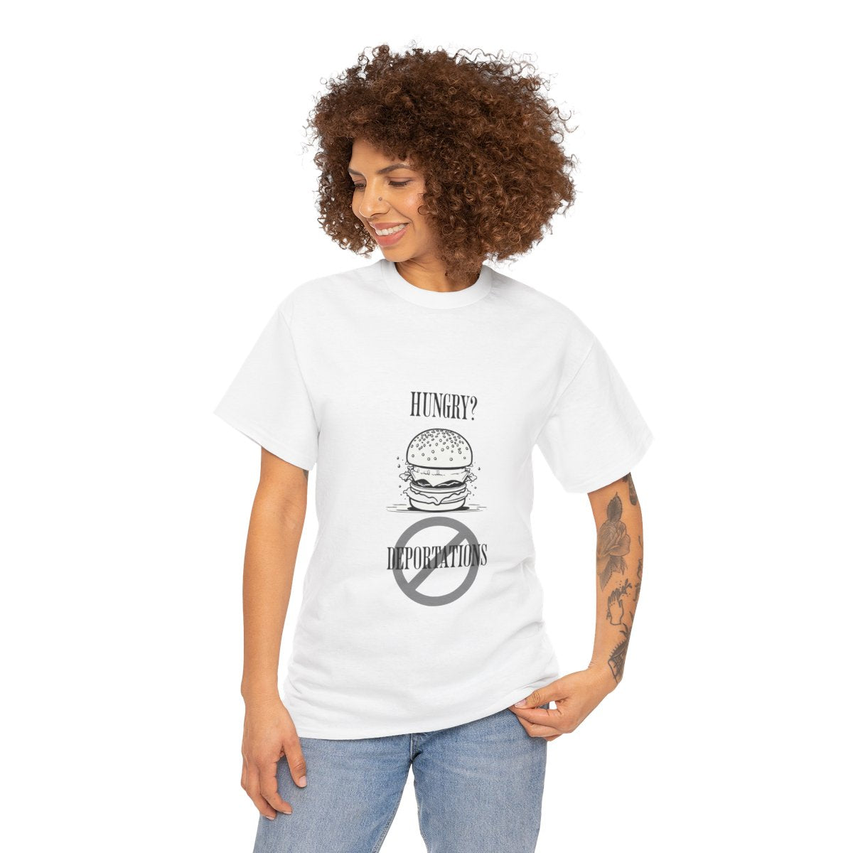 Hungry? - Stop Deportations-T-Shirt